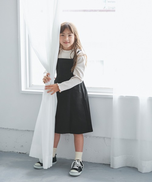 ROPE' PICNIC(ロペピクニック)の「【KIDS/キッズ】マーメイドキャミワンピース(ワンピース・キッズ・ブラック/ベージュ・S/M/L)」の13枚目の写真