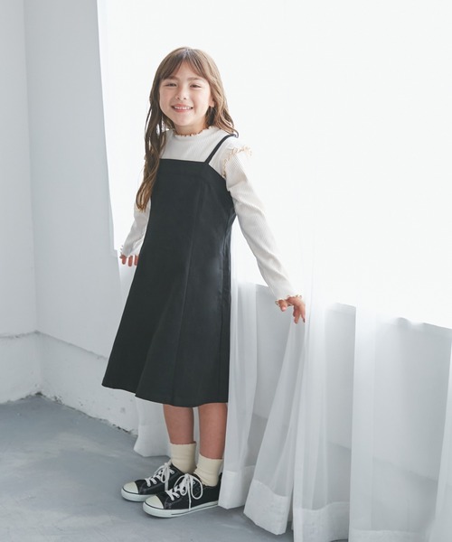 ROPE' PICNIC(ロペピクニック)の「【KIDS/キッズ】マーメイドキャミワンピース(ワンピース・キッズ・ブラック/ベージュ・S/M/L)」の14枚目の写真