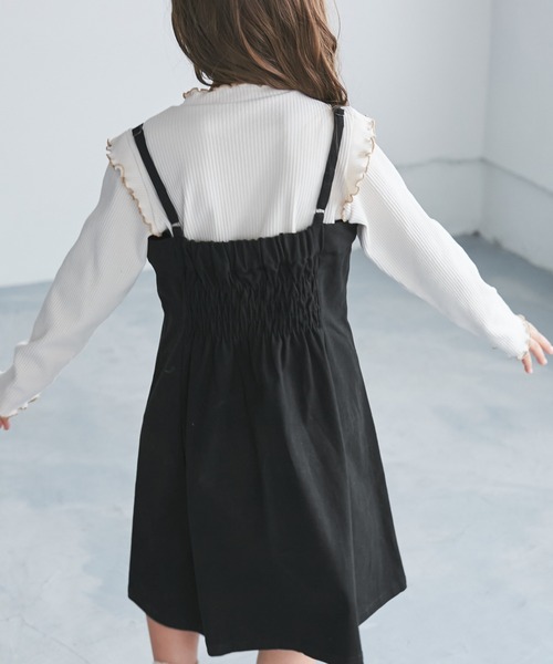 ROPE' PICNIC(ロペピクニック)の「【KIDS/キッズ】マーメイドキャミワンピース(ワンピース・キッズ・ブラック/ベージュ・S/M/L)」の16枚目の写真