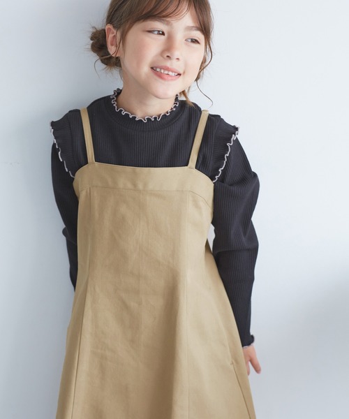 ROPE' PICNIC(ロペピクニック)の「【KIDS/キッズ】マーメイドキャミワンピース(ワンピース・キッズ・ブラック/ベージュ・S/M/L)」の20枚目の写真