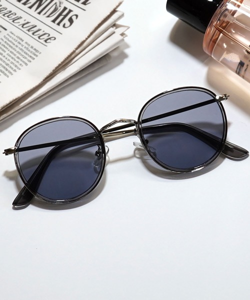 FUNALIVE(ファンアライブ)の「BOSTON /ROUND/OVAL RETRO SUNGLASSES(サングラス・メンズ・ブラック系1/ライトグレー系2/ブルー系1/ベージュ系1/ライトグリーン系1/ブラック系2/ダークグリーン系1/グレー系1/ベージュ系2/ブルー系2/ライトグレー系3/ライトグリーン系2/ブルー系3/ブラウン系2/グレー系2/ブルー系その他/ブラウン系その他/ブラウン系1/ライトグレー系1/ブラック系その他/グリーン系1/ライトグレー系4/ブラウン系4/ブラック系3/ブラウン系5/ダークグリーン系2/ブルー系4/ベージュ系3/グレー系4/ブラック系4・FREE)」の12枚目の写真