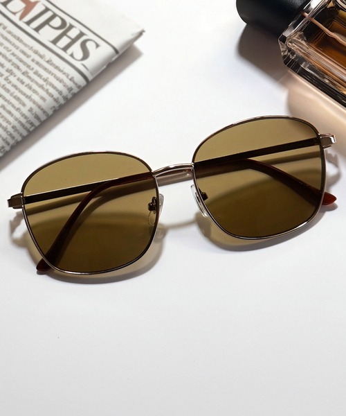 FUNALIVE(ファンアライブ)の「BOSTON /ROUND/OVAL RETRO SUNGLASSES(サングラス・メンズ・ブラック系1/ライトグレー系2/ブルー系1/ベージュ系1/ライトグリーン系1/ブラック系2/ダークグリーン系1/グレー系1/ベージュ系2/ブルー系2/ライトグレー系3/ライトグリーン系2/ブルー系3/ブラウン系2/グレー系2/ブルー系その他/ブラウン系その他/ブラウン系1/ライトグレー系1/ブラック系その他/グリーン系1/ライトグレー系4/ブラウン系4/ブラック系3/ブラウン系5/ダークグリーン系2/ブルー系4/ベージュ系3/グレー系4/ブラック系4・FREE)」の14枚目の写真