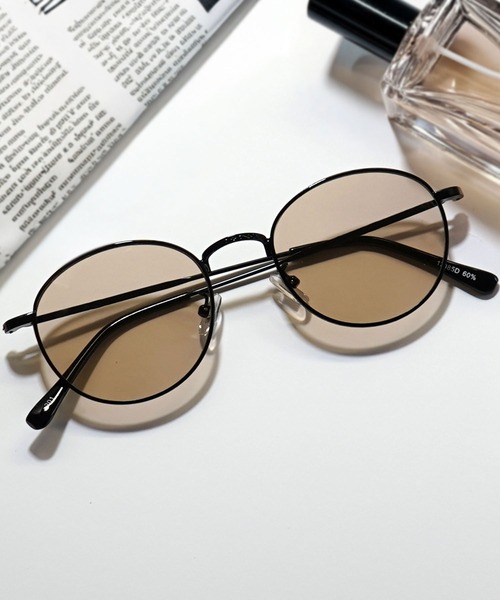 FUNALIVE(ファンアライブ)の「BOSTON /ROUND/OVAL RETRO SUNGLASSES(サングラス・メンズ・ブラック系1/ライトグレー系2/ブルー系1/ベージュ系1/ライトグリーン系1/ブラック系2/ダークグリーン系1/グレー系1/ベージュ系2/ブルー系2/ライトグレー系3/ライトグリーン系2/ブルー系3/ブラウン系2/グレー系2/ブルー系その他/ブラウン系その他/ブラウン系1/ライトグレー系1/ブラック系その他/グリーン系1/ライトグレー系4/ブラウン系4/ブラック系3/ブラウン系5/ダークグリーン系2/ブルー系4/ベージュ系3/グレー系4/ブラック系4・FREE)」の16枚目の写真