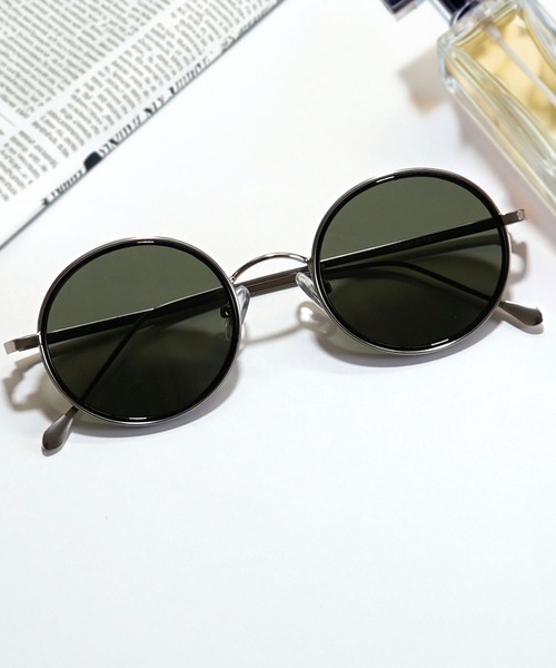 FUNALIVE(ファンアライブ)の「BOSTON /ROUND/OVAL RETRO SUNGLASSES(サングラス・メンズ・ブラック系1/ライトグレー系2/ブルー系1/ベージュ系1/ライトグリーン系1/ブラック系2/ダークグリーン系1/グレー系1/ベージュ系2/ブルー系2/ライトグレー系3/ライトグリーン系2/ブルー系3/ブラウン系2/グレー系2/ブルー系その他/ブラウン系その他/ブラウン系1/ライトグレー系1/ブラック系その他/グリーン系1/ライトグレー系4/ブラウン系4/ブラック系3/ブラウン系5/ダークグリーン系2/ブルー系4/ベージュ系3/グレー系4/ブラック系4・FREE)」の22枚目の写真