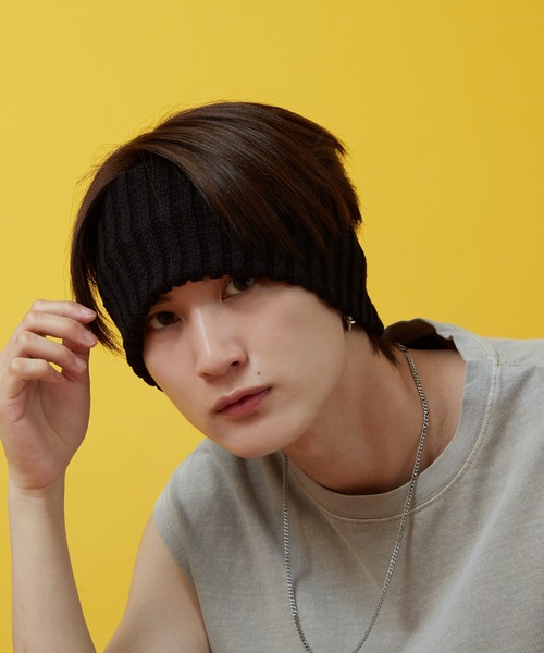 improves（インプローブス）の「ニット ヘアバンド（ヘアバンド・メンズ・ライム/ベージュ/ネイビー/グレー/ブラック/ホワイト・FREE）」の8枚目の写真
