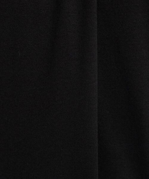 Reflect(リフレクト)の「【すっきり見え!長め丈/マシンウォッシュ可】スキッパーネックジャージトップス(Tシャツ/カットソー・レディース・ブルー/ナチュラル/ワインレッド/ブラック・15 /11/09/07/05/17/13)」の12枚目の写真