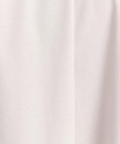 Reflect(リフレクト)の「【すっきり見え!長め丈/マシンウォッシュ可】スキッパーネックジャージトップス(Tシャツ/カットソー・レディース・ブルー/ナチュラル/ワインレッド/ブラック・15 /11/09/07/05/17/13)」の17枚目の写真
