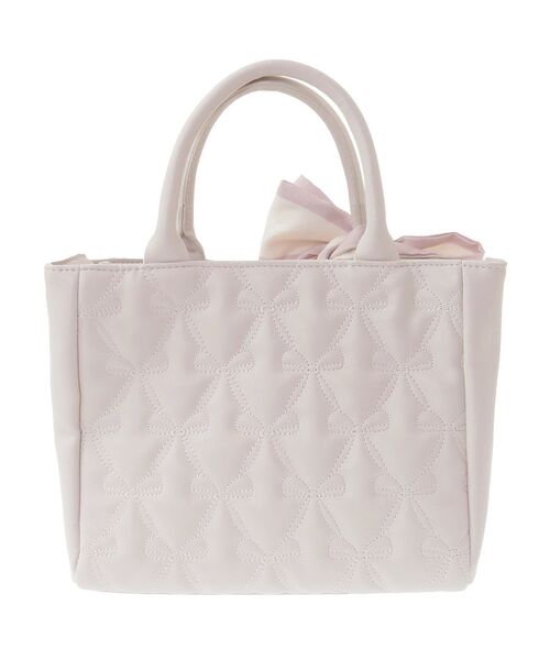 スカーフ付きリボンキルティング2Wayトート（トートバッグ）｜Maison