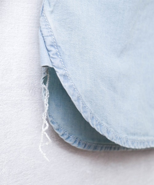 HOUSTON(ヒューストン)の「【T13】【HOUSTON】USA COTTON CHAMBRAY LONGSLEEVE SHIRT 41092(シャツ/ブラウス・メンズ・ブルー系その他/ブルー系その他2/インディゴブルー・15 /18/16/17)」の22枚目の写真