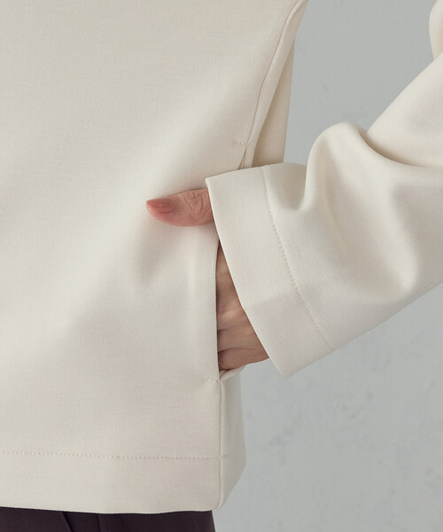 COMME CA ISM（コムサイズム）の「ダンボールニット カーディガン / セットアップ対応（カーディガン/ボレロ・レディース・ブラック/アイボリー/ダークグリーン/ベージュ・MEDIUM/LARGE/X-LARGE/SMALL）」の21枚目の写真