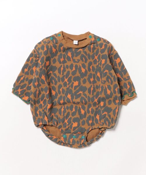 【完売品】【今月限定】激カワ！お得すぎ！ マーキーズ MARKEY'S 21点 総柄ワッフル長袖ボディシャツ（ロンパース）｜MARKEY'S