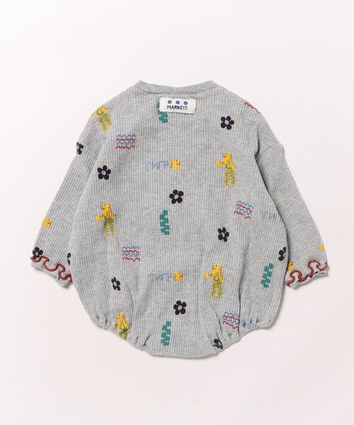 【完売品】【今月限定】激カワ！お得すぎ！ マーキーズ MARKEY'S 21点 総柄ワッフル長袖ボディシャツ（ロンパース）｜MARKEY'S