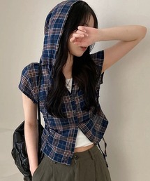 格子柄」に該当するレディースのシャツ/ブラウスファッション通販