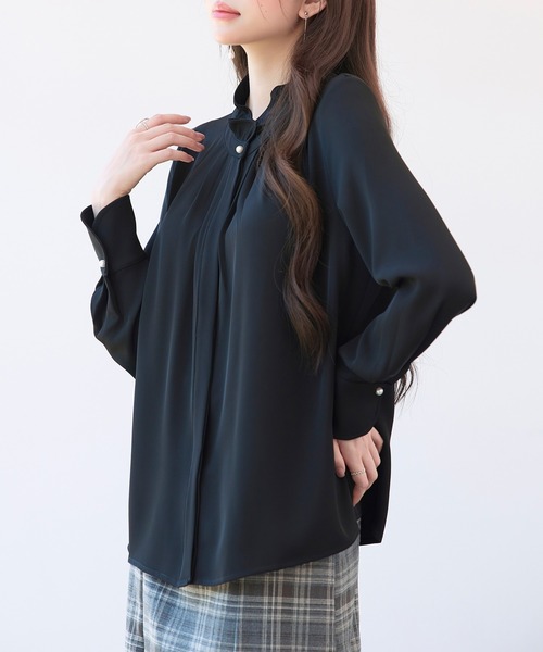 マーロンエノンフィ　バルーンダイアトップス　黒 マーロンエノンフィ バルーンダイアトップス 黒 M1091023206