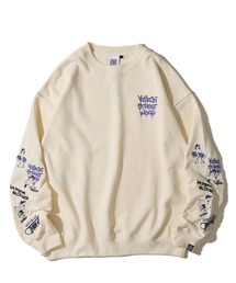 VISION STREET WEAR | 【VISION STREET WEAR】オリジナルグラフィック スリーブゴースト刺繍 クルーネックスウェットプルオーバー(スウェット)