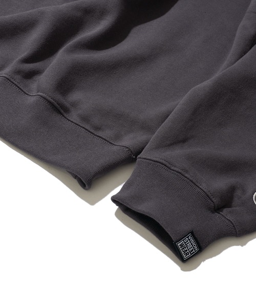 VISION STREET WEAR（ヴィジョンストリートウェア）の「【VISION STREET WEAR】オリジナルグラフィック スリーブゴースト刺繍 クルーネックスウェットプルオーバー（スウェット・レディース・チャコールグレー/オフホワイト/ブラック・X-LARGE/LARGE/MEDIUM）」の10枚目の写真