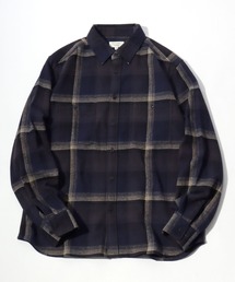2026AW HEAVY FLANNEL USAコットン ヘビーウェイト オンブレネルチェック ワークシャツ