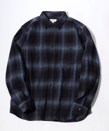 2026AW HEAVY FLANNEL USAコットン ヘビーウェイト オンブレネルチェック ワークシャツ