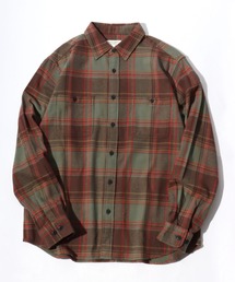 MARUKAWA | 2026SS USAコットン ヘビーウェイト オンブレネルチェック ワークシャツ(シャツ/ブラウス)
