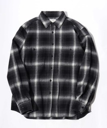 2026AW HEAVY FLANNEL USAコットン ヘビーウェイト オンブレネルチェック ワークシャツ
