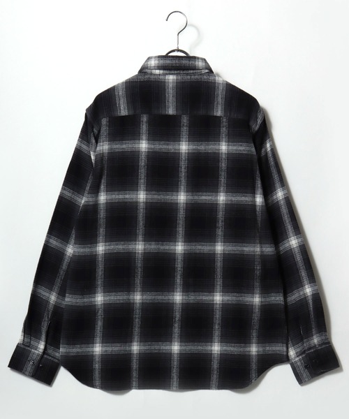 MARUKAWA（マルカワ）の「2026SS USAコットン ヘビーウェイト オンブレネルチェック ワークシャツ（シャツ/ブラウス・メンズ・ブラック/レッド/ネイビー/ブラウン/イエロー/キャメル/アイボリー/カーキ・M/L/LL）」の10枚目の写真