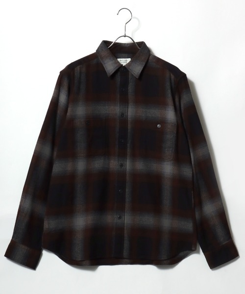 MARUKAWA（マルカワ）の「2026SS USAコットン ヘビーウェイト オンブレネルチェック ワークシャツ（シャツ/ブラウス・メンズ・ブラック/レッド/ネイビー/ブラウン/イエロー/キャメル/アイボリー/カーキ・M/L/LL）」の16枚目の写真