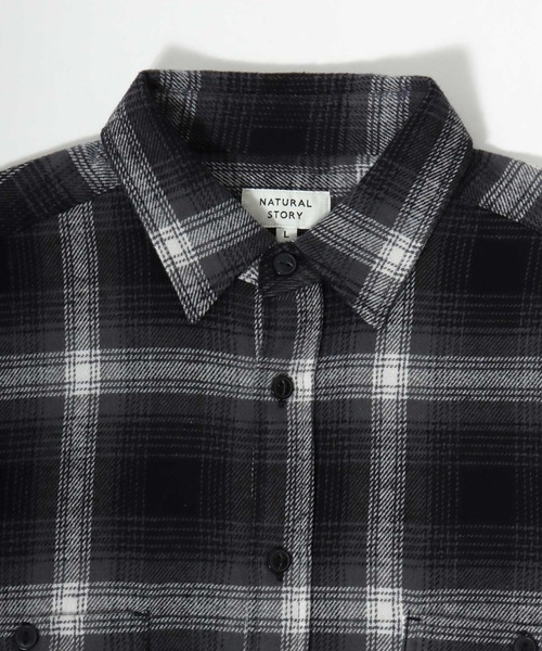 MARUKAWA（マルカワ）の「2026SS USAコットン ヘビーウェイト オンブレネルチェック ワークシャツ（シャツ/ブラウス・メンズ・ブラック/レッド/ネイビー/ブラウン/イエロー/キャメル/アイボリー/カーキ・M/L/LL）」の18枚目の写真