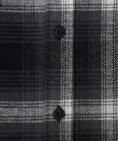 MARUKAWA（マルカワ）の「2026SS USAコットン ヘビーウェイト オンブレネルチェック ワークシャツ（シャツ/ブラウス・メンズ・ブラック/レッド/ネイビー/ブラウン/イエロー/キャメル/アイボリー/カーキ・M/L/LL）」の21枚目の写真