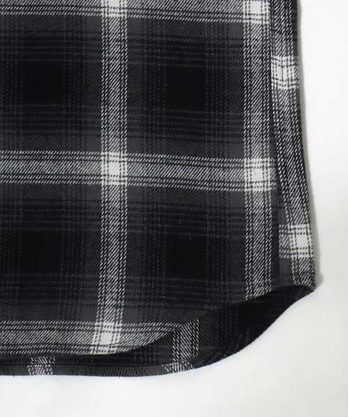 MARUKAWA（マルカワ）の「2026SS USAコットン ヘビーウェイト オンブレネルチェック ワークシャツ（シャツ/ブラウス・メンズ・ブラック/レッド/ネイビー/ブラウン/イエロー/キャメル/アイボリー/カーキ・M/L/LL）」の19枚目の写真