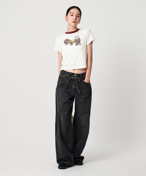 Levi's（リーバイス）の「【国内EXCLUSIVE】＜Levi's＞SPORTY Tシャツ（Tシャツ/カットソー・レディース・オフホワイト・M）」の4枚目の写真
