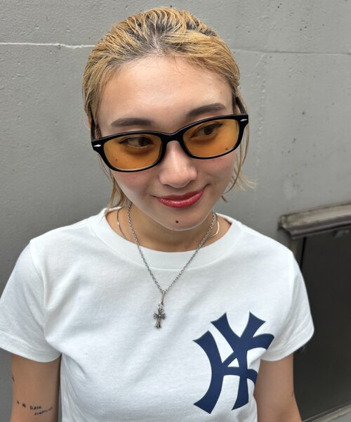 WHO'S WHO gallery（フーズフーギャラリー）の「オーバルカラーサングラス（サングラス・メンズ・グレー/ブラウン/グリーン/イエロー・FREE）」の6枚目の写真