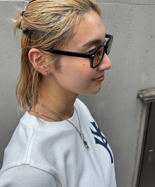 WHO'S WHO gallery（フーズフーギャラリー）の「オーバルカラーサングラス（サングラス・メンズ・グレー/ブラウン/グリーン/イエロー・FREE）」の7枚目の写真