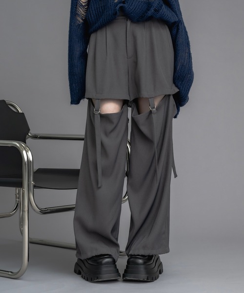 17HR（セブンティーンアワーズ）の「マルチウェイセパレートパンツ（スラックス・レディース・ブラック/グレー・MEDIUM/SMALL）」の22枚目の写真