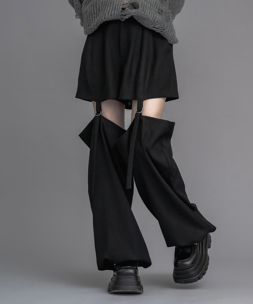 17HR（セブンティーンアワーズ）の「マルチウェイセパレートパンツ（スラックス・レディース・ブラック/グレー・MEDIUM/SMALL）」の10枚目の写真