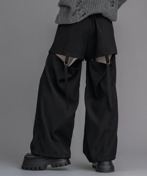 17HR（セブンティーンアワーズ）の「マルチウェイセパレートパンツ（スラックス・レディース・ブラック/グレー・MEDIUM/SMALL）」の14枚目の写真