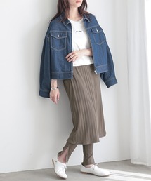 n'OrLABEL（ノアールレーベル）の「『スカート付きランダムリブレギンス』（レギンス/スパッツ）」