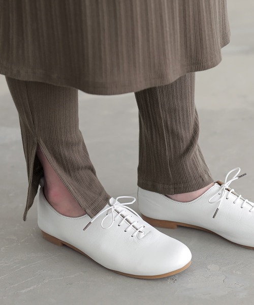 n'OrLABEL(ノアールレーベル)の「『スカート付きランダムリブレギンス』(レギンス/スパッツ・レディース・モカ/ブラック・1/2)」の20枚目の写真