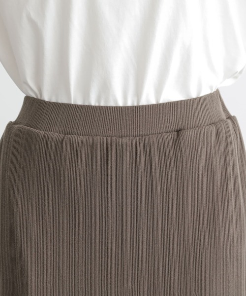 n'OrLABEL(ノアールレーベル)の「『スカート付きランダムリブレギンス』(レギンス/スパッツ・レディース・モカ/ブラック・1/2)」の21枚目の写真