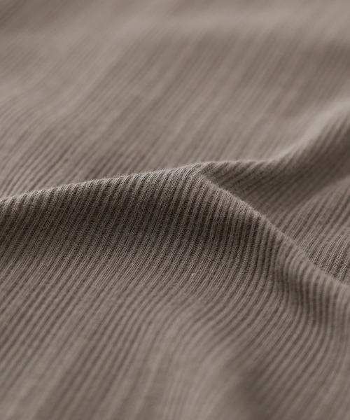 n'OrLABEL(ノアールレーベル)の「『スカート付きランダムリブレギンス』(レギンス/スパッツ・レディース・モカ/ブラック・1/2)」の9枚目の写真