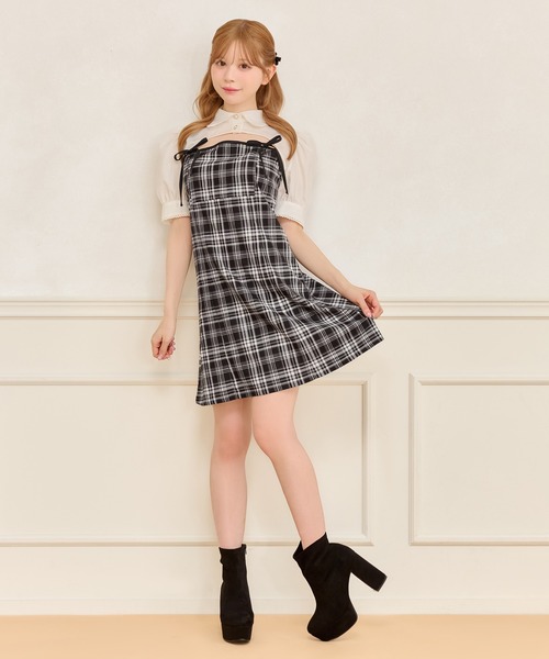 apres jour(アプレジュール)の「【SET着用可能】ダブルリボンミニキャミワンピース(ワンピース・レディース・ブラック/その他/ブラック系その他2/ボルドー/ピンク・フリー/X-LARGE)」の13枚目の写真