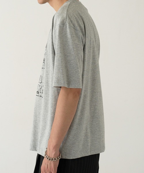 ZOO YORK(ズーヨーク)の「【ZOO YORK】モノクロフォトプリント 短丈Tシャツ Z2503(Tシャツ/カットソー・メンズ・ホワイト/ブラック/グレー・M/L)」の16枚目の写真