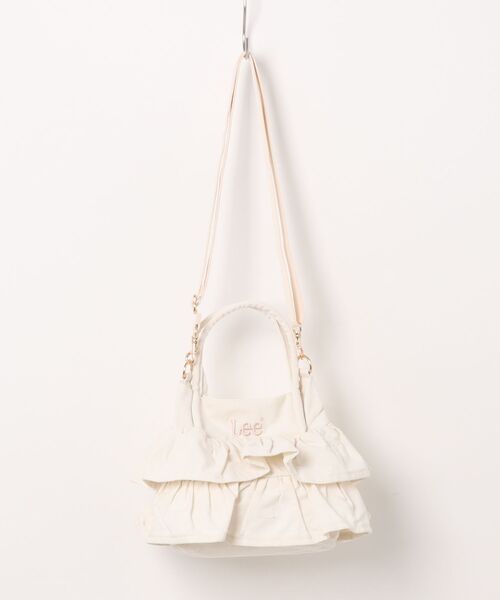 Lee(リー)の「【Lee/リー】フリル2WAYバッグ(ショルダーバッグ・レディース・ブラック/ホワイト/スミクロ・ONE SIZE)」の10枚目の写真