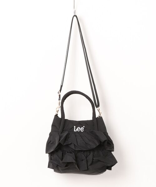 Lee(リー)の「【Lee/リー】フリル2WAYバッグ(ショルダーバッグ・レディース・ブラック/ホワイト/スミクロ・ONE SIZE)」の9枚目の写真