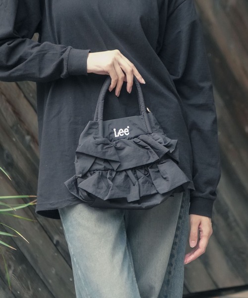 Lee(リー)の「【Lee/リー】フリル2WAYバッグ(ショルダーバッグ・レディース・ブラック/ホワイト/スミクロ・ONE SIZE)」の21枚目の写真