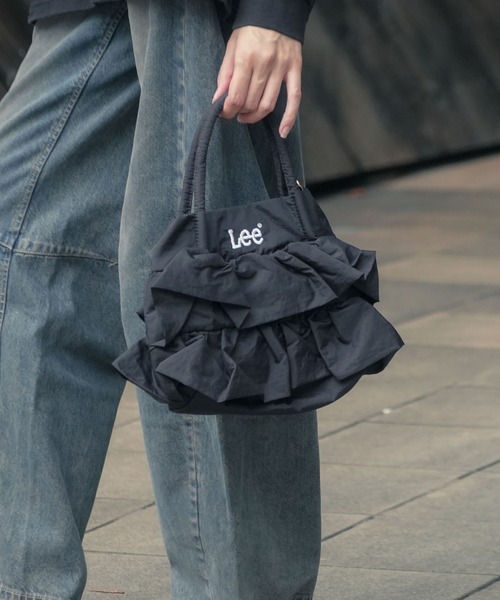 Lee(リー)の「【Lee/リー】フリル2WAYバッグ(ショルダーバッグ・レディース・ブラック/ホワイト/スミクロ・ONE SIZE)」の19枚目の写真