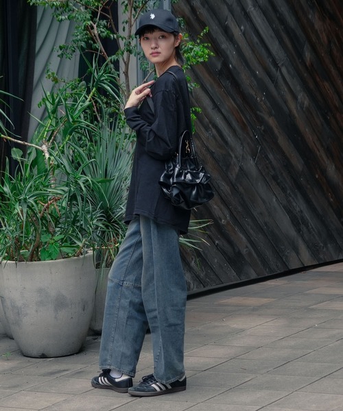Lee(リー)の「【Lee/リー】フリル2WAYバッグ(ショルダーバッグ・レディース・ブラック/ホワイト/スミクロ・ONE SIZE)」の17枚目の写真