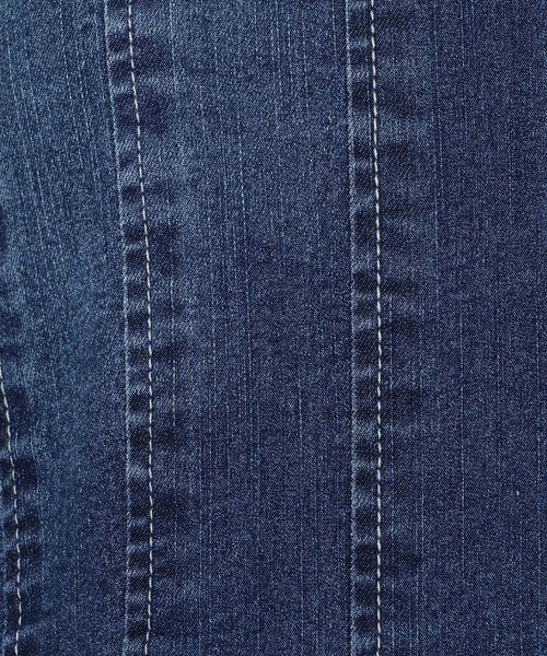 Rose Tiara（ローズティアラ）の「【伸縮性◎】ジップアップブルゾン（デニムジャケット・レディース・ネイビー・38/42/46）」の16枚目の写真