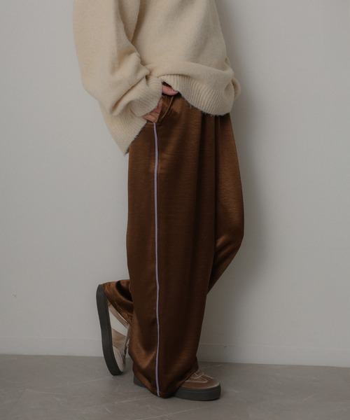 セール】サテンラインパンツ（その他パンツ）｜Floran（フローラン）の