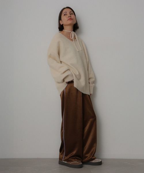 セール】サテンラインパンツ（その他パンツ）｜Floran（フローラン）の