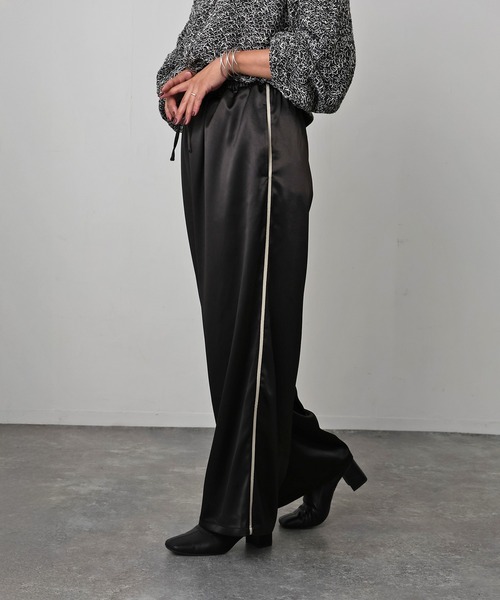 セール】サテンラインパンツ（その他パンツ）｜Floran（フローラン）の